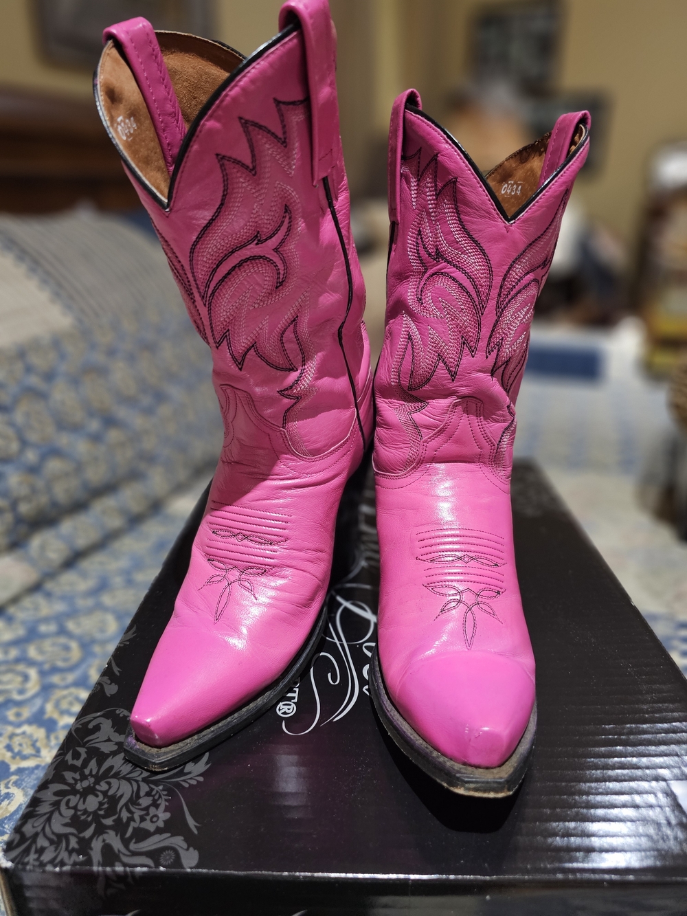 Dan Post Women's 'KIMMIE' Hot Pink Western Cowboy Boots